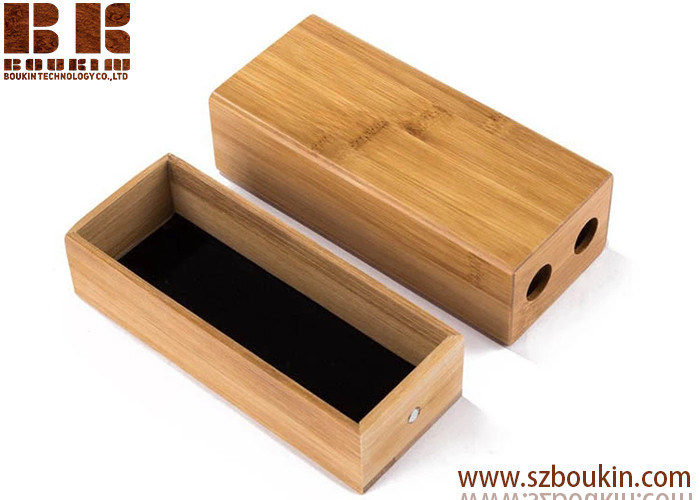 wooden sunglasses case