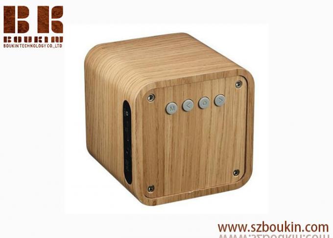 Fashion Festival Gift Magnetic Horn Shock Bass Portable Wireless Wooden Bluetooth Speaker