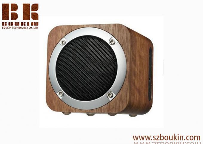 Fashion Festival Gift Magnetic Horn Shock Bass Portable Wireless Wooden Bluetooth Speaker