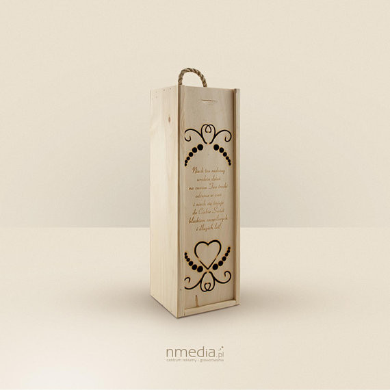 Wooden Wine box Personalized Wedding Wine Box Personalized Anniversary Wine Box Wooden Engraved Wine Box