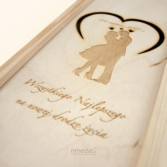 Wooden Wine box Personalized Wedding Wine Box Personalized Anniversary Wine Box Wooden Engraved Wine Box