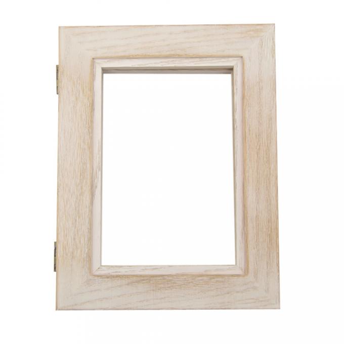 Wholesales handmade Eco-friendly wash white oak wooden picture frame