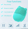 Electric waterproof facial cleansing brush with soft silicon for deep cleaning by ultrasonic technology