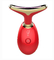 EMS neck and face beauty care device for anti aging and wrinkle removal with led photon therapy