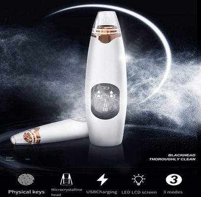 Rechargeable Smart Blackhead Remover Deep Cleaning Facial Beauty Instrument with LED Display